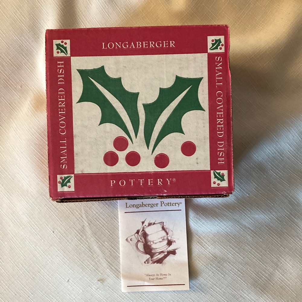 Longaberger Pottery Holly